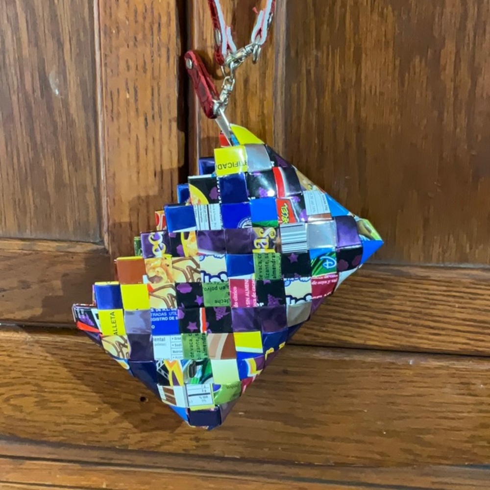 ☘️Nahui Ollin Candy Wrapper Coin Purse